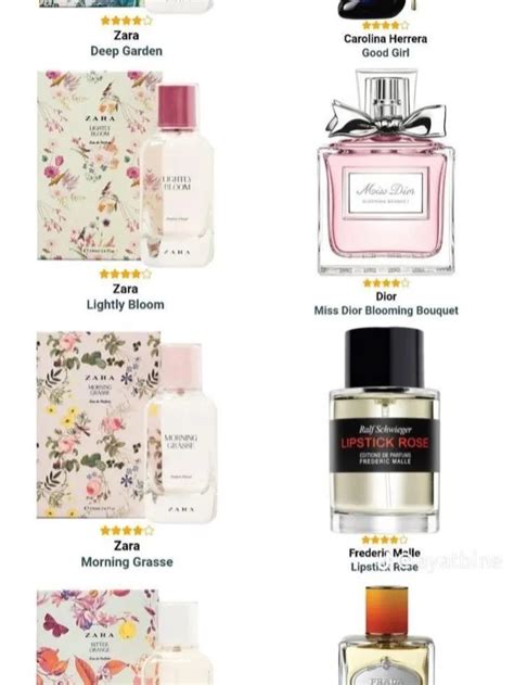 scent perfique dupe list